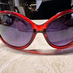 Vintage Roberto Cavalli Red and Purple Sunglasses